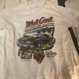 Brandy Melville white rare vintage classic car west coast california t-shirt